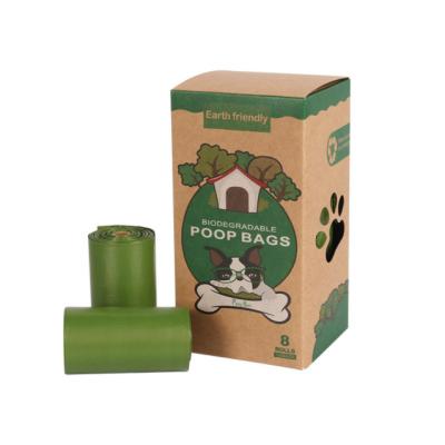 China Wholesale Custom Biodegradable 100% Pet Waste Bag Stored Dog Poop Bag From Poop Bag Manufacturer for sale