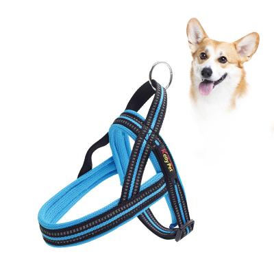 China New Hot Sale Wholesale Fashion Modern Design Personalized Reversible Adjustable Step In No Pull Nylon Dog Harness Leads for sale