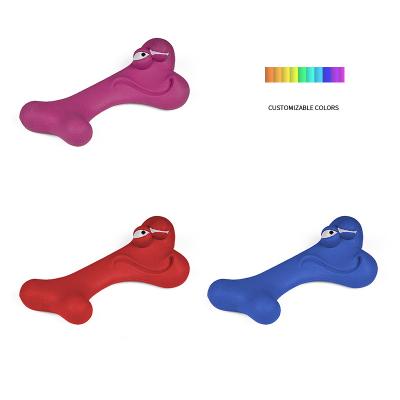 China New Design Viable OEM / ODM Pet Toys Custom Rubber Silicone Dog Interactive Chew Duct Toys for sale