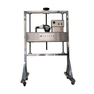 China Semi Automatic Food Bottle Shrink Wrapping Machine/Bottle Neck Shrink Sleeve Applicator Machine for sale