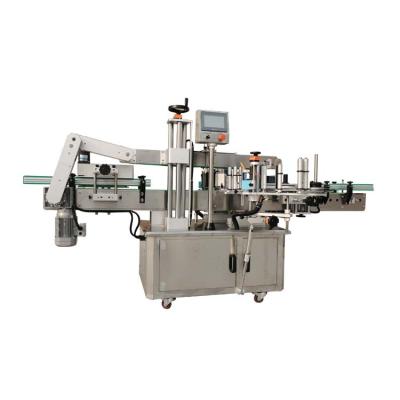 China Full Automatic Food Type Vertical Form Adhesive Sticker Labeling Machine With Date Printer Device for sale