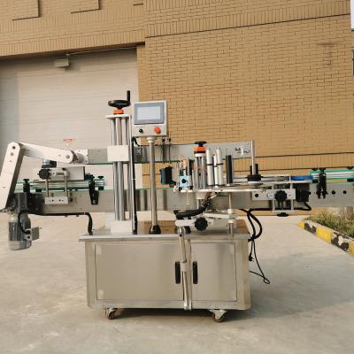 China Food Grade Wrap Around Stick Beverage Bottle Labeling Machine With Free Shipping for sale