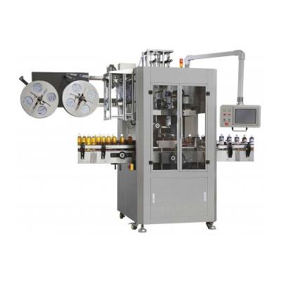 China High Speed ​​Fully Automatic Shrink Applicator Sleeve Food PVC Labeling Machine For Kids Drinking Packaging for sale