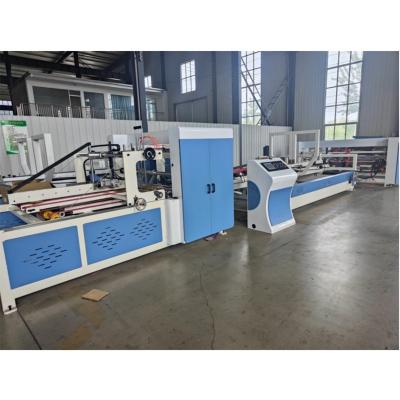 China Automatic Carton Automatic Box Folder Gluer Folder Box Gluer Stapler Carton Stapler Food Folder Machine for sale