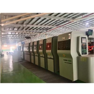 China Hotels Automatic Flexo Printing Slotting Corrugated Cardboard Box Making Die Cutting Machine for sale