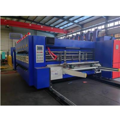 China Good Supplier Hotels Automatic Corrugated Cardboard Box Printing And Cutting Machine Printing Slotting Automatic Die Cutting Machine for sale