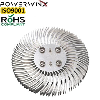 Chine Professional aluminium OEM round heatsink aluminium/6063 sunflower heat sink aluminum à vendre