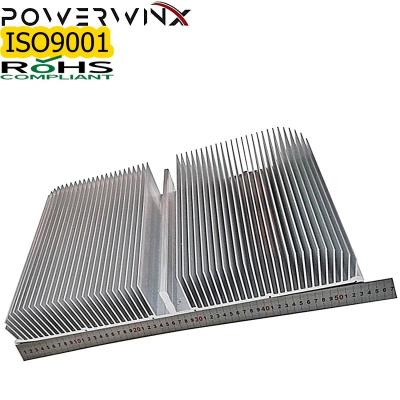 China Aluminum Fin Heat Sink  Large Heatsink Custom Manufacturer Extruded Customized Color for sale