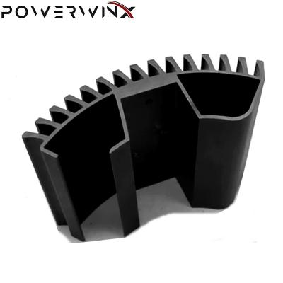 Κίνα Custom Aluminum Heat Sink Profile Extrusion  CNC Machining Customized Color προς πώληση