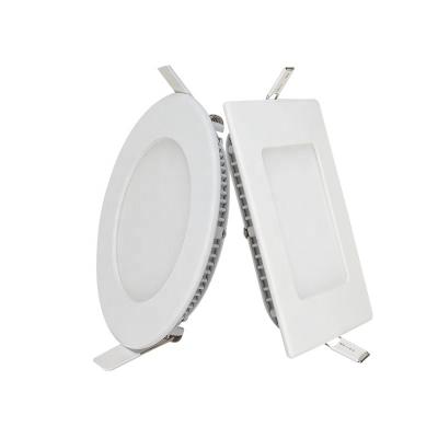 China China Factory Round Square Panel Light Long Lifespan Plastic Slim Led Panel Light for sale