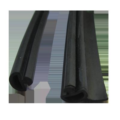 China Custom ABS PC Plastic Extrusion Profiles Plastic Extruded Profile For Car Window for sale