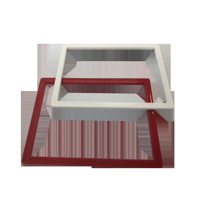 China Customized aluminum laser cut transparent acrylic / pmma plastic parts cnc machined laser cutting plastic panels for sale