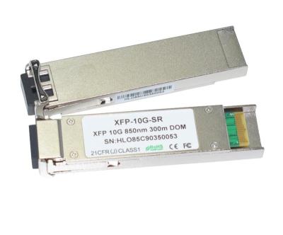 China FTTH 10GBASE-SR 850nm 300m DDM XFP+ SR Transceiver for sale