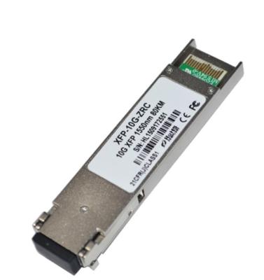 China FTTH XFP10G ZR 80km Transceiver 1550nm Module for sale