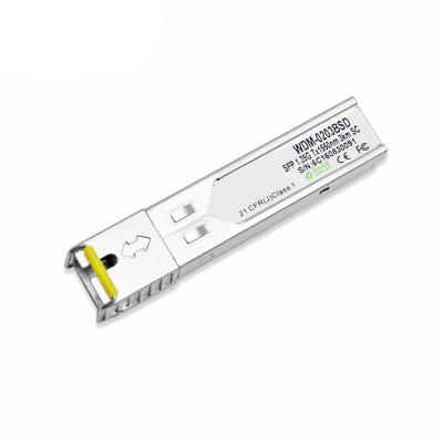 China FTTH GZ-LINK SC Single Mode Wholesale 1550nm/1310nm 3km 1.25G Bidi SFP Optical Transceiver for sale