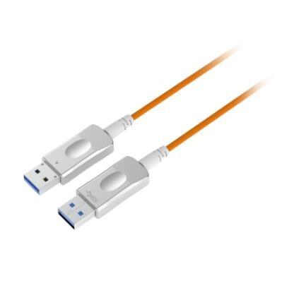 China High Quality Super Speed ​​3.0 5gbps Extend Aoc Usb Active Fiber Cable Aoc Hd MI Cable For Laptop Computer for sale