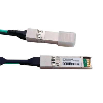 China Data Center High Speed ​​AOC Fiber Optic Cable 1m(33ft) 25g sfp28 active fiber optic cable 25G SFP28 for sale