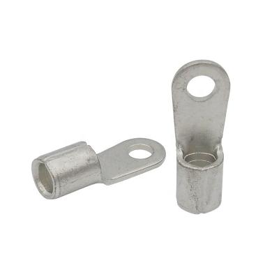 China Good Electrical Conductivity Non-insulating Types Ring Terminal Electrical Socket End Lugs Table Specification en venta