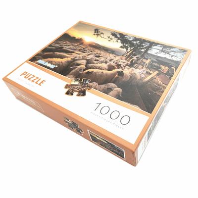 China Cartoon Toy Jigsaw Puzzle 1000 Pieces and Jigsaw Puzzles 500 Pieces High Quality Mosaic Sheep Adult Children Puzzle Picture for sale