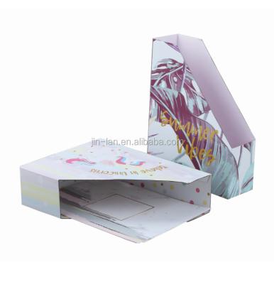 China Office Document Magazine Paper File Holder Folded for sale