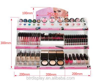 China Acrylic Acrylic Makeup Mac Cosmetic Display for sale