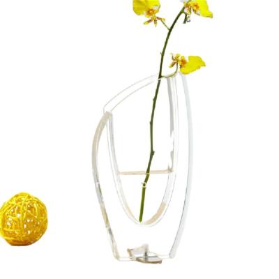 China American Style Acrylic Vase Wholesale Clear Organic Glass Vase for sale