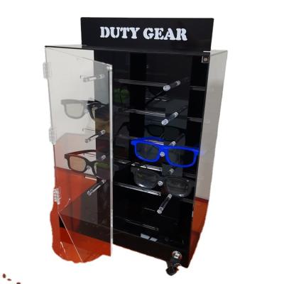 China Modern Custom Clear Acrylic Eyeglass Display Case for sale