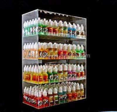 China 30ml custom clear plastic acrylic e-juice bottles display stand for sale