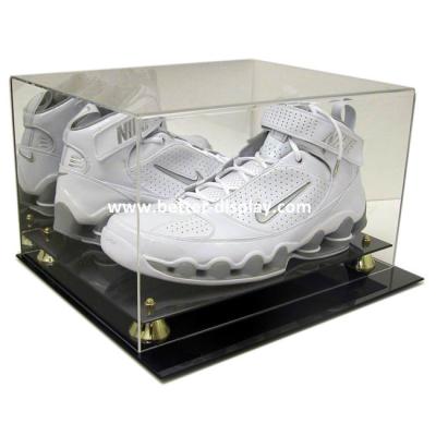 China Custom Acrylic Clear Shoe Display Case for sale