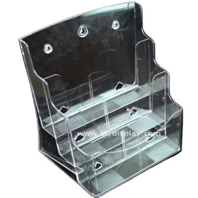 China 39269090.90 HS Clear Plastic Tires A4 3 Brochure Holder 1/2/3/4 Tiers for sale