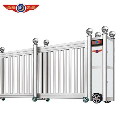 China Sliding on-track on-wheel electric cantilever sliding gate for sale