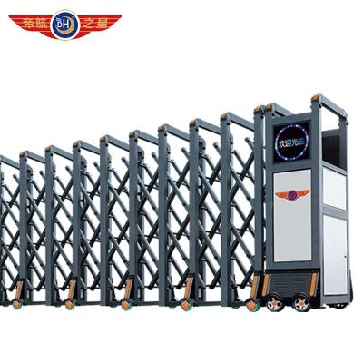 China Retractable Colorful Automatic Industrial Fence Gate for sale