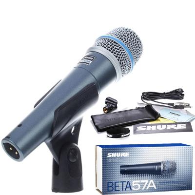 China Professional Cardioid Microphone Shure Beta57a Dynamic Wired Drums Equipment Mic Handheld Wired Vocal Stage Microfono Beta 57a for sale