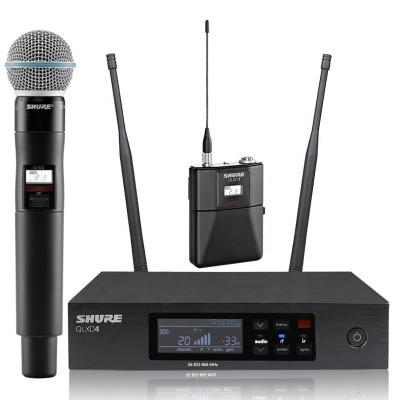 China SM BETA58 58 Wireless Original QLXD4 QLXD24 Digital and Bodypack BETA87 Professional Handheld Microphone Lapel Headset Wireless Microphone for sale