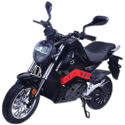 China New style electric motorcycle 72V brake electric motorcycle EM5000 full battery fixed suspension for sale