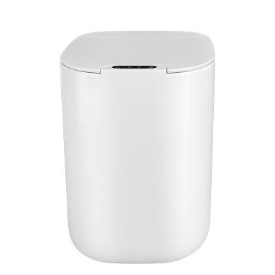 China Induction Disposable Smart Automatic Contactless Rectangular Refillable Sensor Household Smart Trash Can for sale