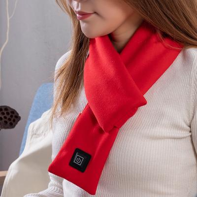 China Medium Scarf With Neck Warmer Pad USB Rechargeable Heating Scarf For Men And Women Winter Indoor Outdoor zu verkaufen