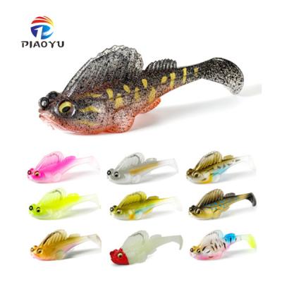 China Piaoyu Fishing Lures Baits 7g10g14g Fish Fake Baits Leaded With Soft Hook Lures Tiaotiaoyu Bait for sale