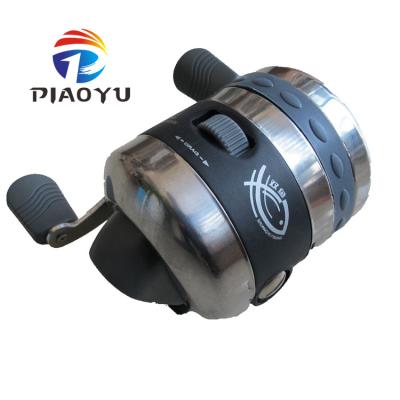 China LEFT HAND PIAOYU Fishing Reels For Slingshot Shooting Fish Use Dart Stainless Steel Fishing Closed Wheel Outdoor Hunting for sale