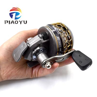 China LEFT HAND PIAOYU Metal Encased Fishing Reel KS30 Gear Ratio 3.9:1 Slingshot Fish Wheel Outdoor Hunting Wheel For Fishing Rod for sale