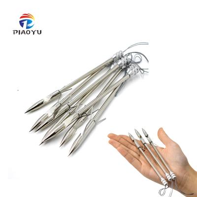 China External Hunting Piaoyu Hunting Outdoor Fish Arrow Fish Target Head Archery Replacement Headed Metal Accessories Fishing Dart for sale