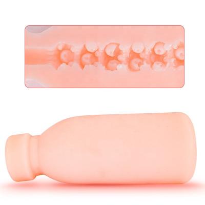 China Soft Bottle Shape Strip Milk Vagina Rubber Sex Toys Strip Masturbator Cup For Masturbating Men for sale