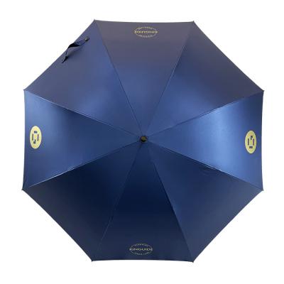 China Modern Promotional Printed Double Layer Sport Golf Umbrella With Windproof Carbon for sale