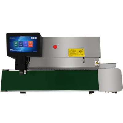 China SP770 Hotels Stainless Steel Continuous Band Sealer Automatic Bag Sealing Coding Machine for sale