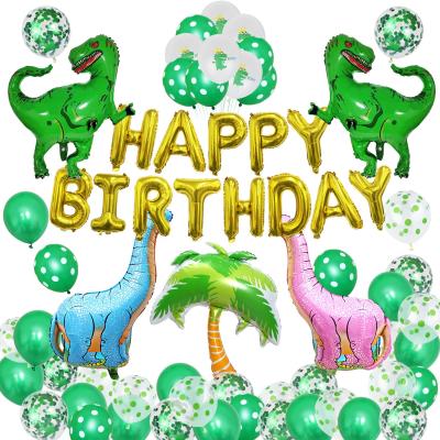 China Birthday Decoration Factory Wholesale Dinosaur Jungle Balloon Garland Kit Arcade Wedding Party Decoration Balloon Arch Set for sale