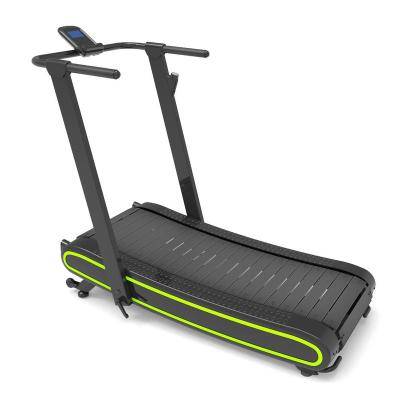 China Motorless run home hike treadmill for home use with free folding design gear with max loading 150kgs for sale