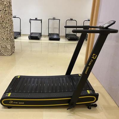 China Mini Curve Treadmill Home Design Folding Running Machine Factory Directly Max Weight 150kgs for sale