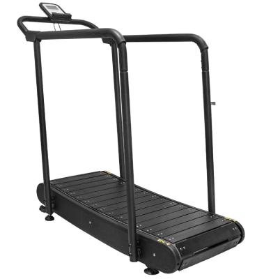 China Home non-motorized treadmill for elder and kids use with extra safety handle for exercise walking machine and cardio training for sale