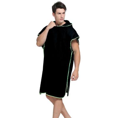 China Beautiful Compressed Pattern Printed Custom Sand Summer Poncho Free Diving Beach Poncho for sale