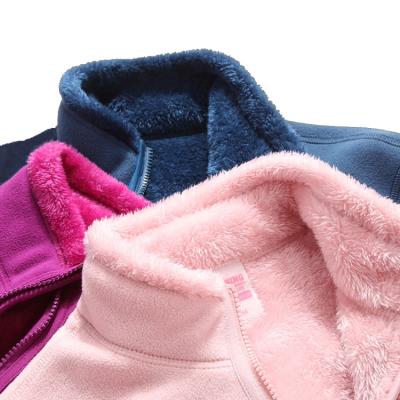 China Reversible Breathable Keep Warm Fleece Double Jacket For Winter Mens Super Soft Warm Fleece Jacket for sale